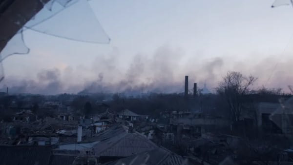 Krigen i Ukraina nådde rivieraen i form av et akutt bomberegn av en film