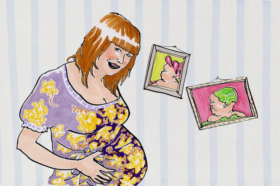 Illustrasjon til Estetikeren om mammaklær