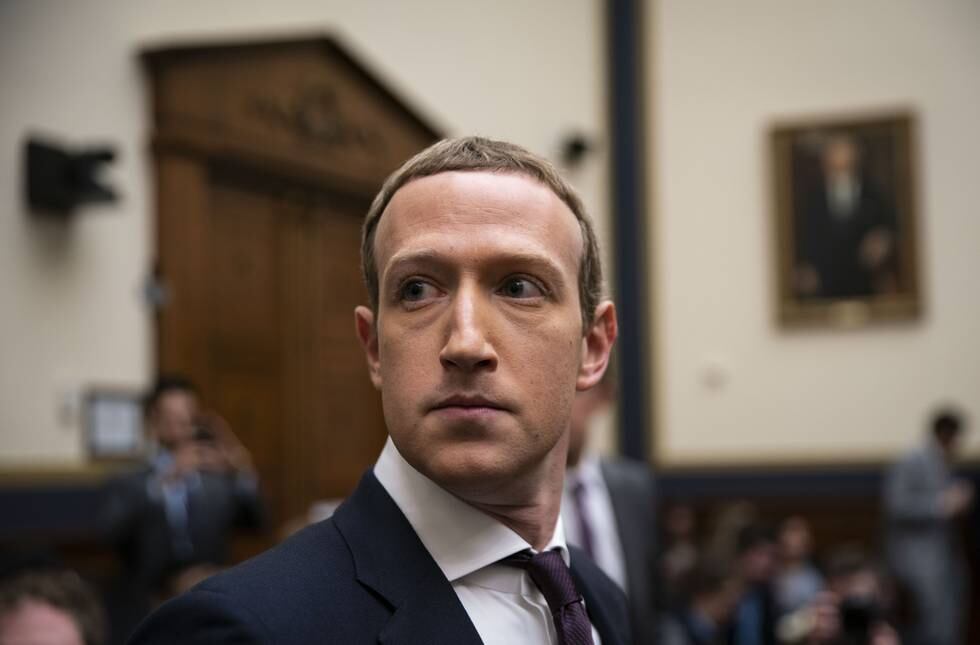Mark Zuckerberg, chief executive officer and founder of Facebook Inc., arrives for a House Financial Services Committee hearing in Washington, D.C., U.S., on Wednesday, Oct. 23, 2019. Zuckerberg struggled to convince Congress of the merits of the company's plans for a cryptocurrency in light of all the other challenges the company has failed to solve. Photographer: Al Drago/Bloomberg via Getty Images
