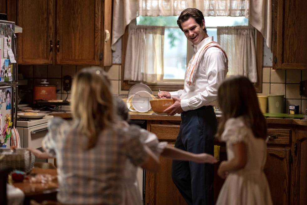 UNDER THE BANNER OF HEAVEN — “Rightful Place” Episode 2 (Airs Thursday, April 28th) — Pictured: Andrew Garfield as Jeb Pyre. CR: Michelle Faye/FX